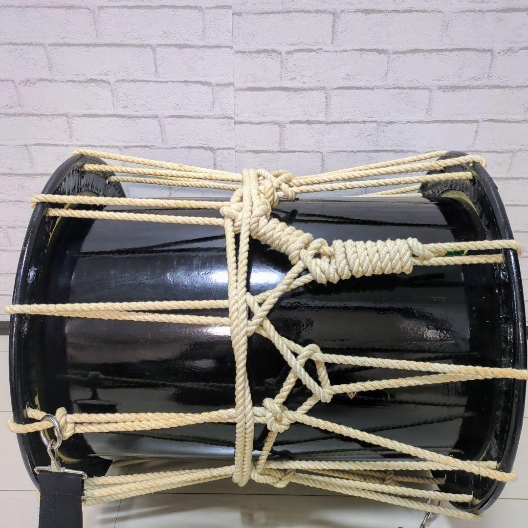 優美】良品 担ぎ桶太鼓 桶太鼓 和太鼓 一尺六寸 - メルカリ