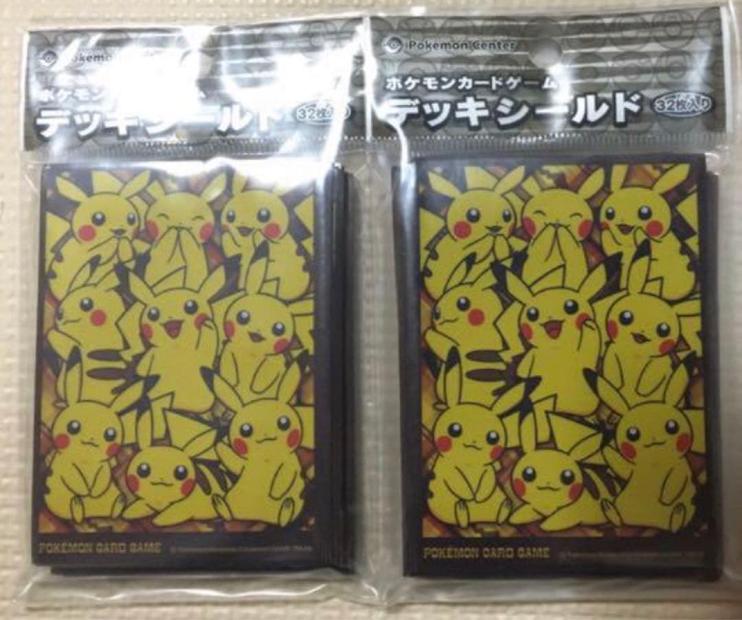 ポケモンカード デッキシールド ピカチュウがいっぱい スリーブ ポケモンセンター Pokemon（ポケモン） ポケモンカードゲーム デッキシールド ピカチュウ