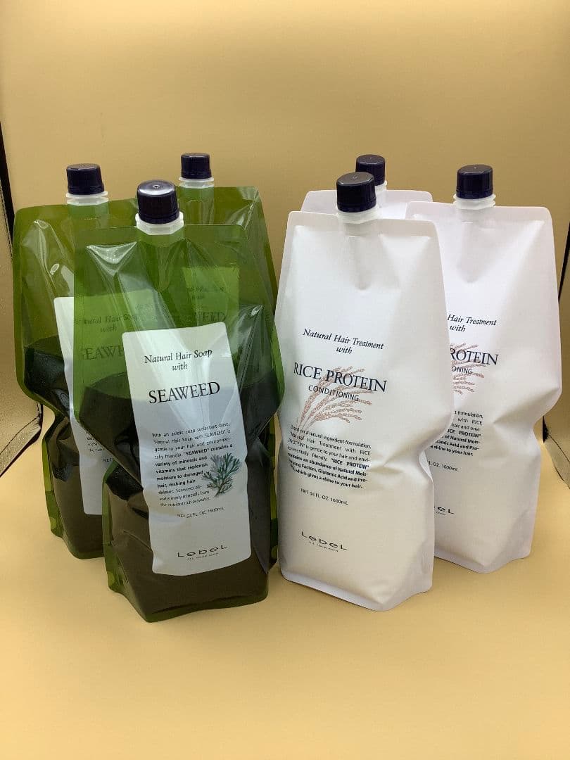 ナチュラルヘアソープ＆トリートメント 1600ml 3セット LebeL（ルベル） ナチュラルヘアソープ 1600mL ＆ トリートメント