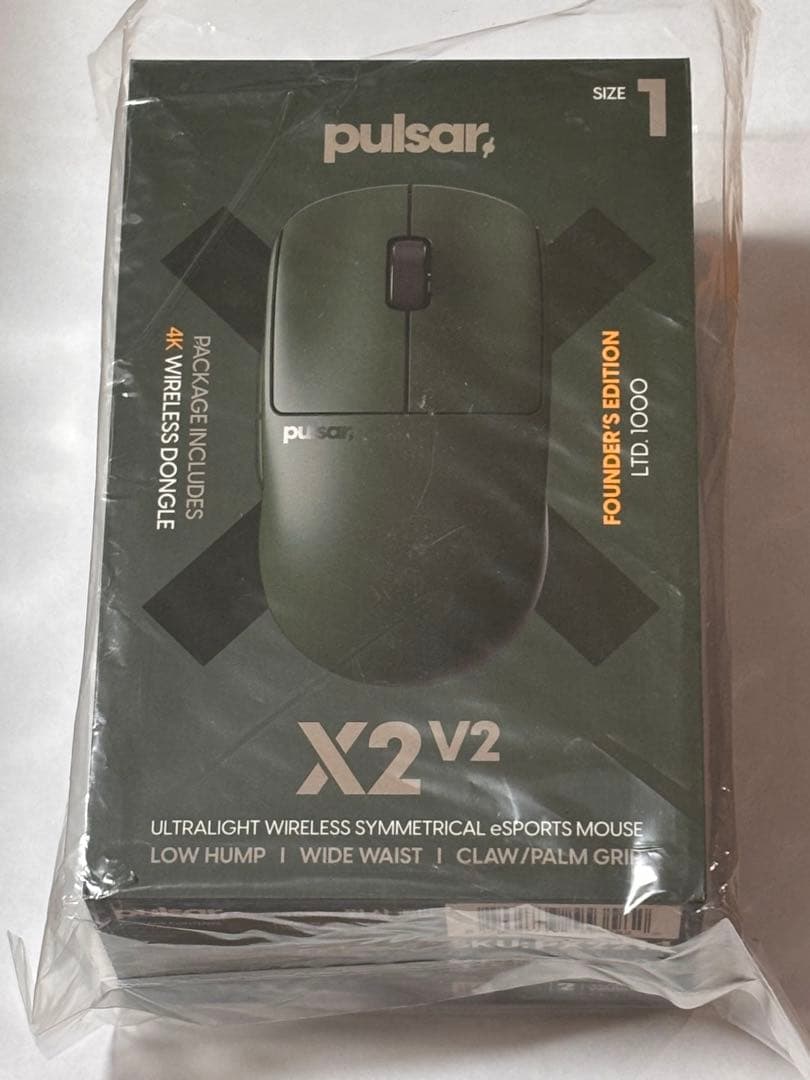 値下げ⭕️新品未使用pulsar ワイヤレスマウス サイズ