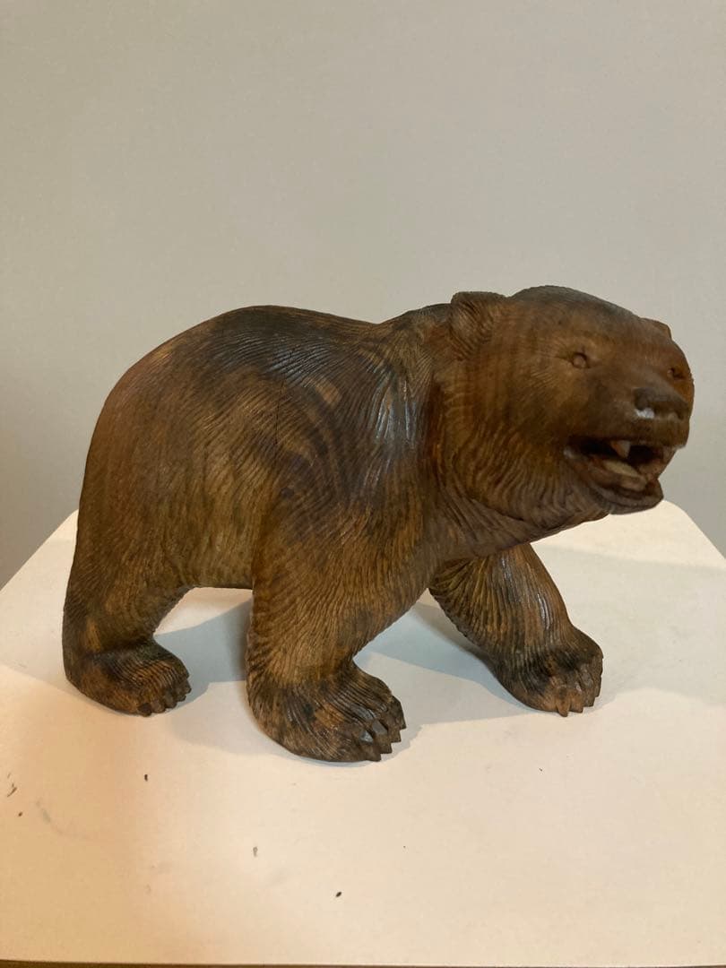 八雲　加藤貞夫　木彫熊　貴重