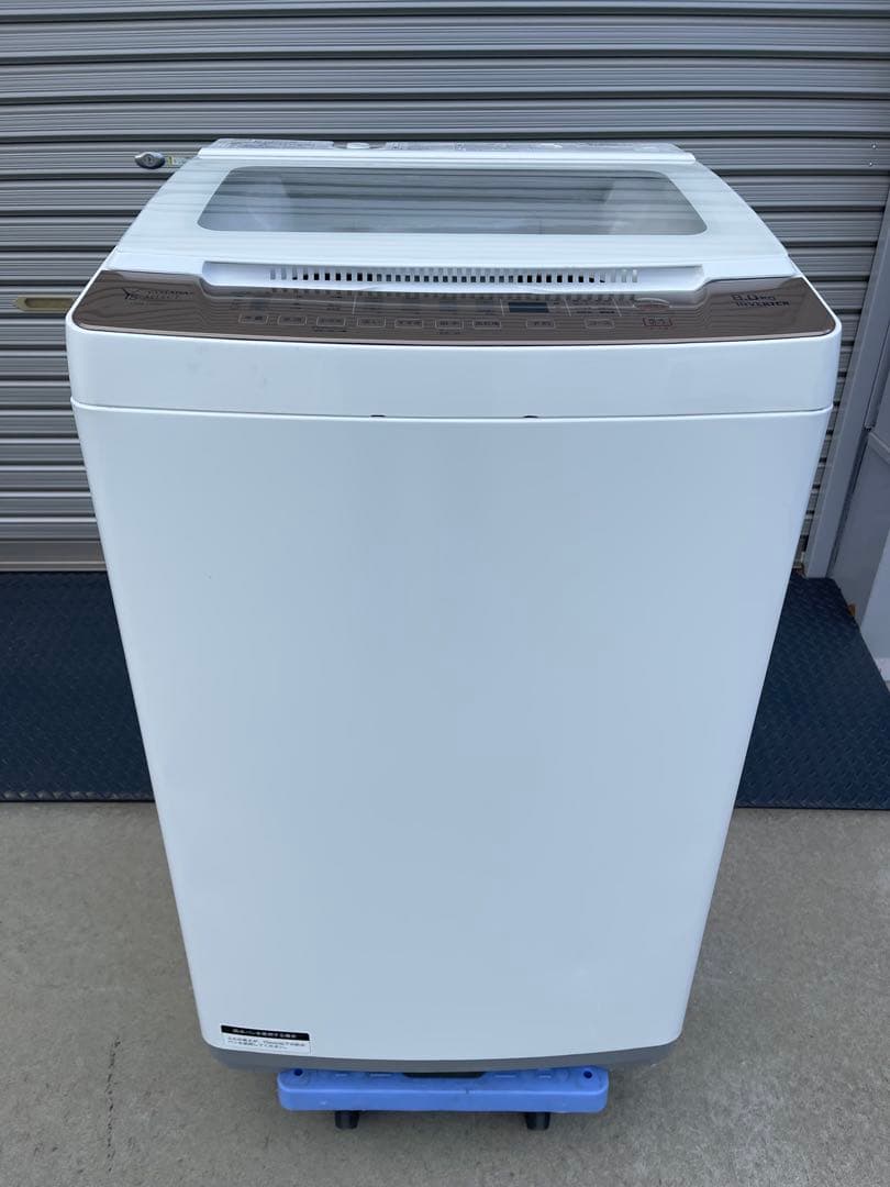 YAMADA ヤマダ　2020年　縦型洗濯機 YWM-TV80G1 8.0kg