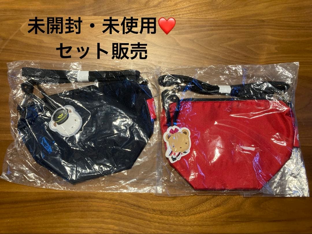 【送料無料】ファミリア Familiar JAL ポシェット 紺 赤 セット ファミリア familiar | JAL Mall