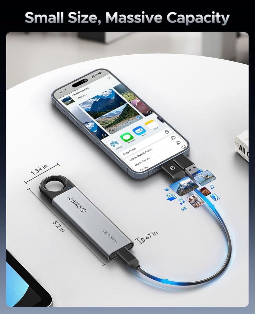 LCCL様専用 ORICO ポータブルSSD シルバー 2TB - メルカリ