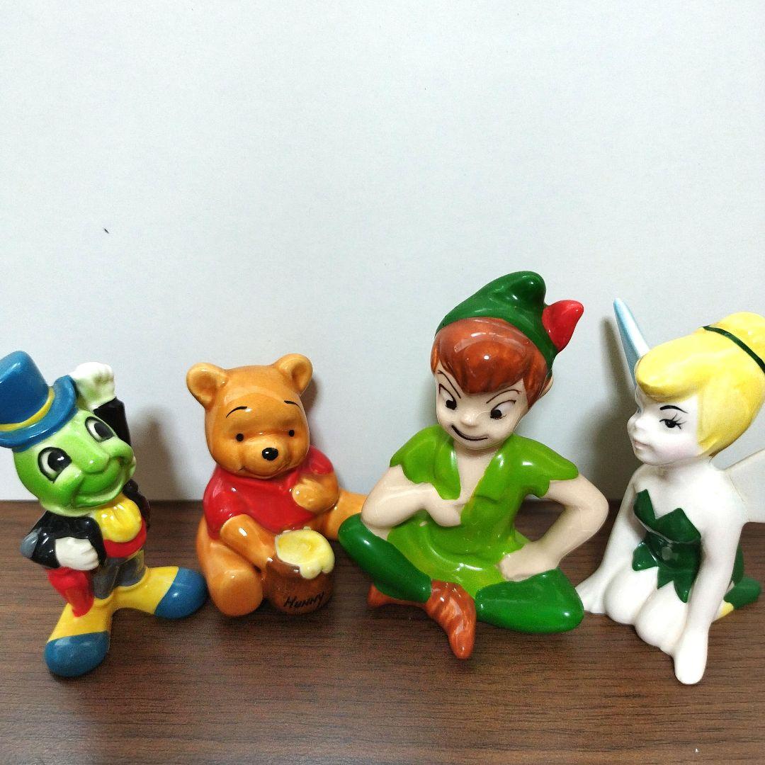 ピーターパン ティンカーベル ジミニークリケット プーさん 陶器