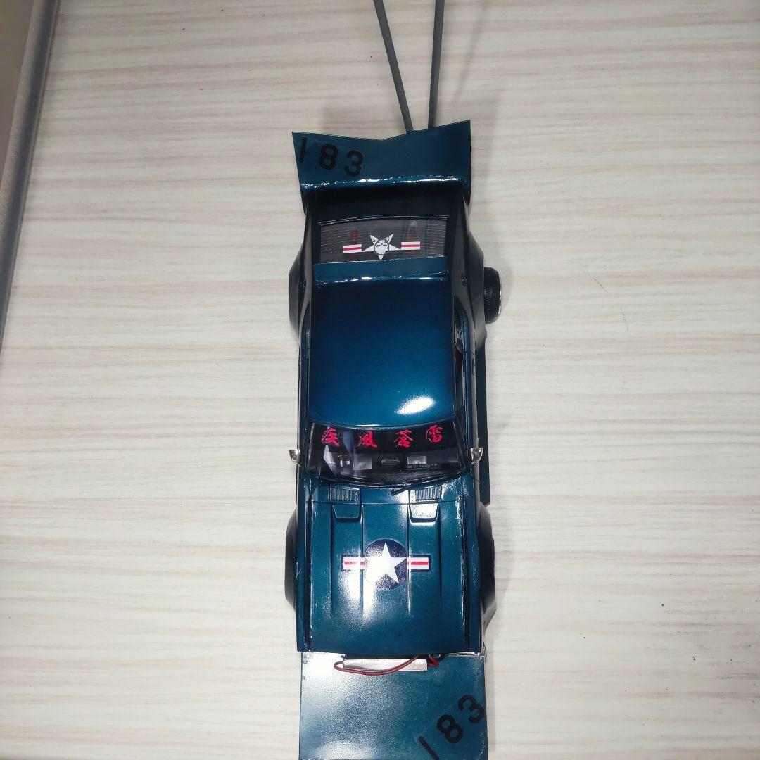 アオシマ1/24ケンメリ2Dr改！街道レーサー（レッドブル仕様）塗装済