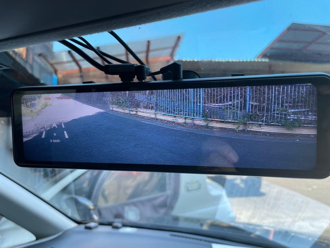 GKU ミラー型ドライブレコーダー リアカメラ付き