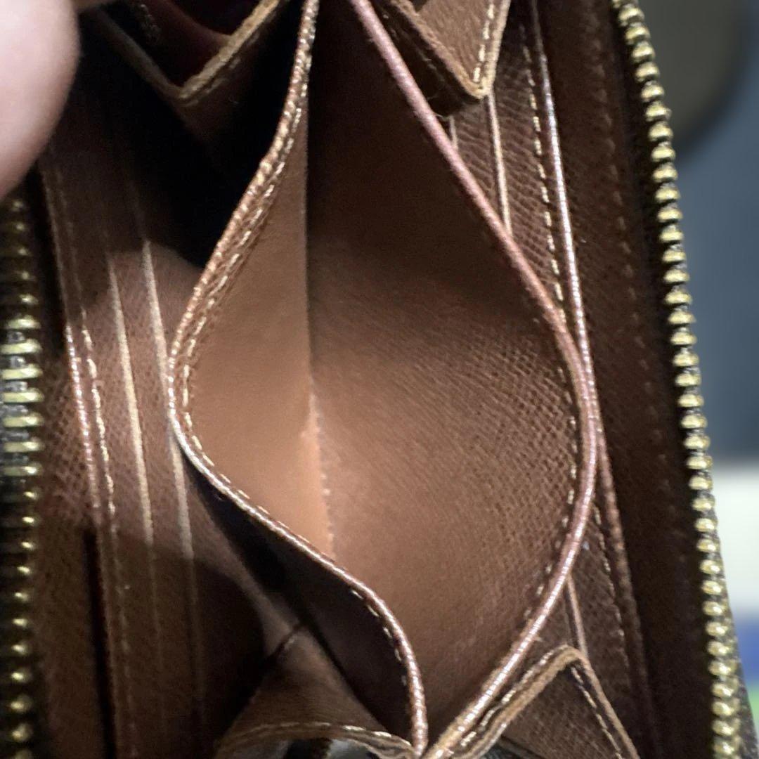 ⑨☆美品/訳あり☆モノグラム♪ジッピー コインパース ラウンド