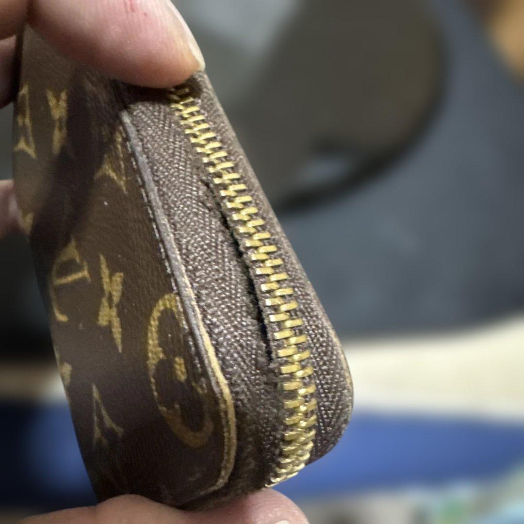 ⑨☆美品/訳あり☆モノグラム♪ジッピー コインパース ラウンド