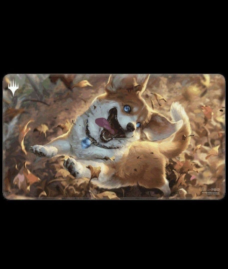 新品 ホロ仕様 MTG ウルトラプロ社製 溌剌の牧羊犬、フィリア プレイマット MTG 溌剌の牧羊犬 フィリア FOIL プレイマット ウルトラプロ 未開封品