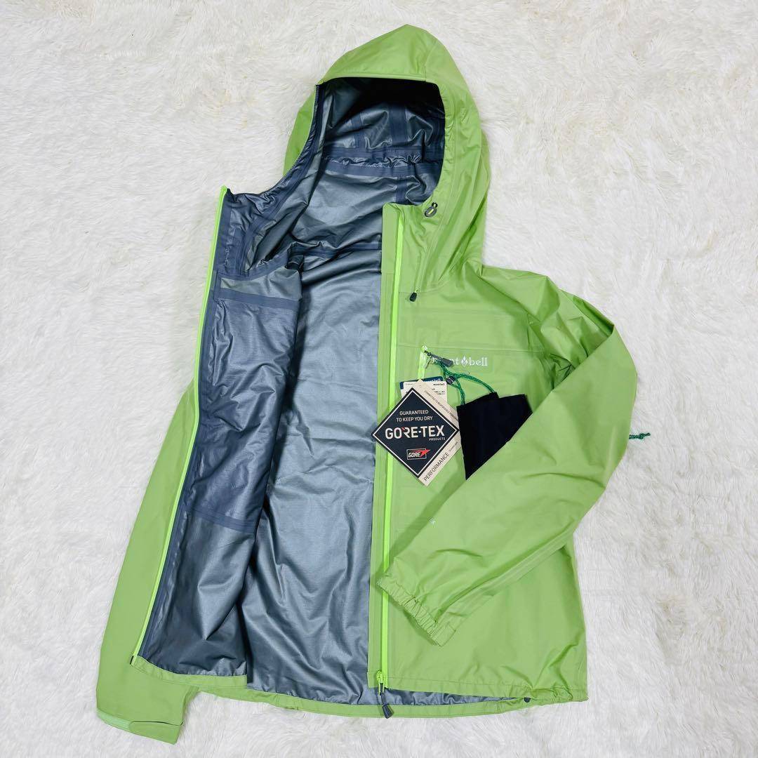 モンベル　テンペストジャケット Women's XL ライトグリーン　タグ付き