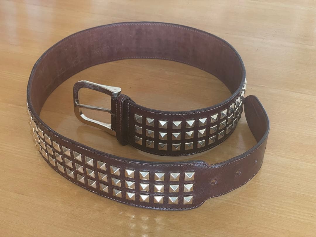 【あぜ】バーバリープローサム　スタッズベルト2種