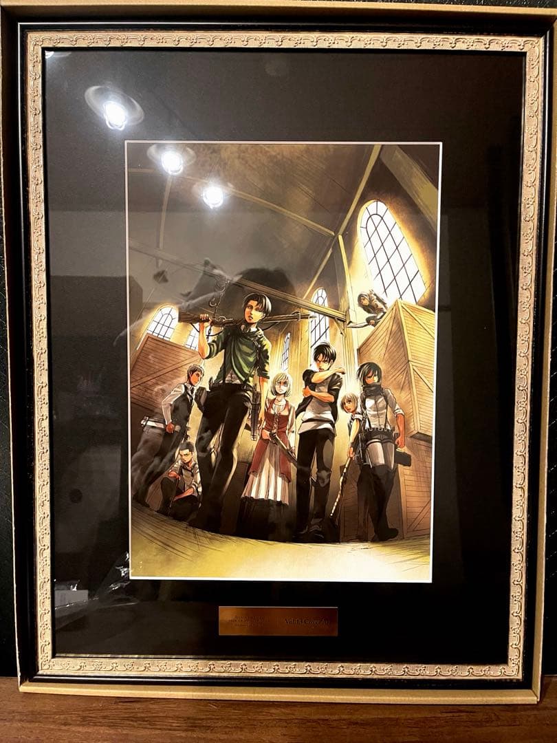 進撃の巨人 オンライン展覧会限定記念額装絵 (第13巻表紙) 完全受注生産品