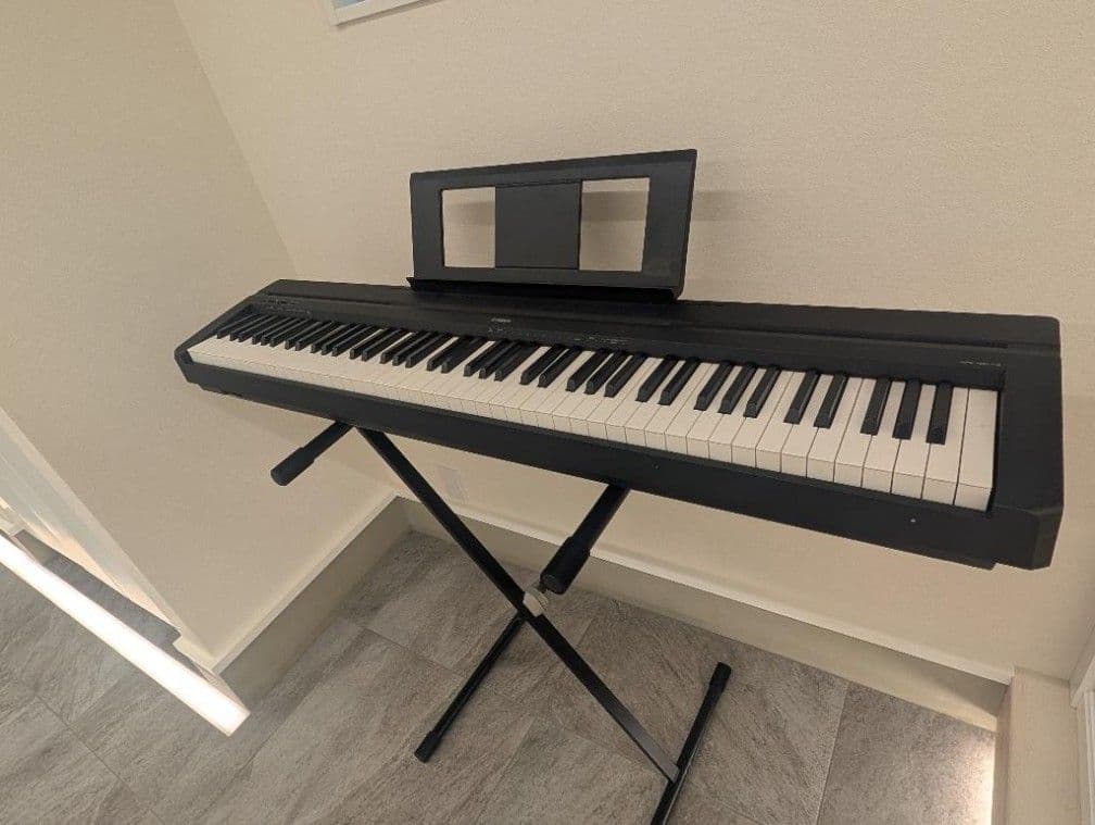 電子ピアノ P-45 YAMAHA デジタルピアノ スタンド付き