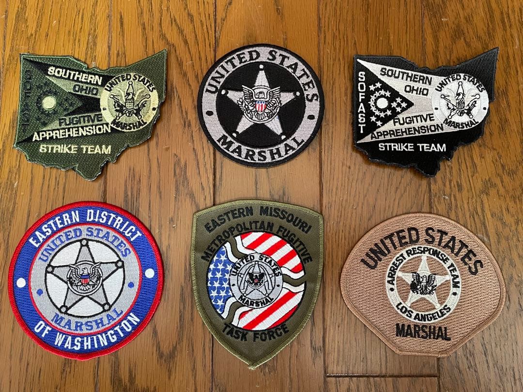 USマーシャル（連邦保安官）実物パッチセット