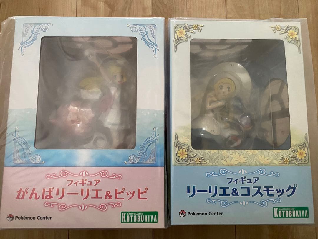 コトブキヤ　がんばリーリエ&ピッピ　リーリエ&コスモッグ ポケモンセンターオンライン、フィギュア「がんばリーリエ&ピッピ」と