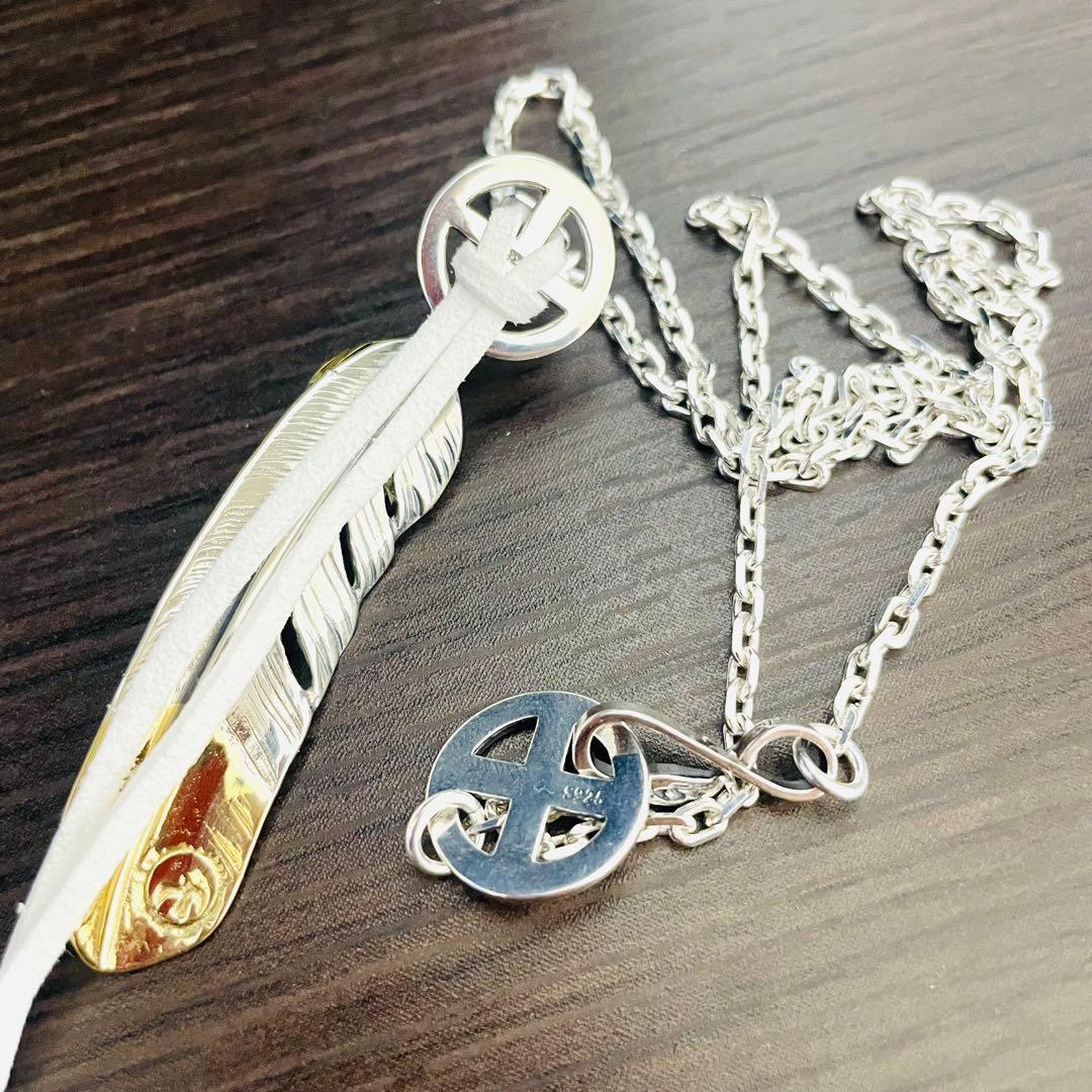 silver925 先金ターコイズ イーグルフック チェーンネックレス セット