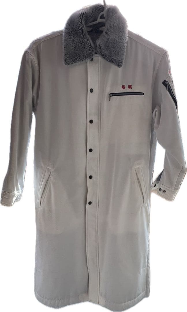 寅壱 TORAICHI ロングコート ドカジャン ホワイト　3L 刺繍入 寅壱 TORAICHI ロングコート ドカジャン ホワイト 3L 刺繍入 - メルカリ