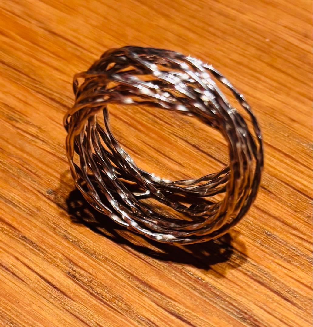 m*o様 平松保城　ケージリング　鳥の巣リング　指輪　シルバー925 20号