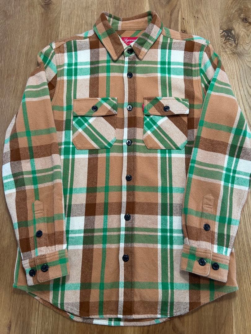 トップス Supreme Heavyweight Plaid Flannel Shirt