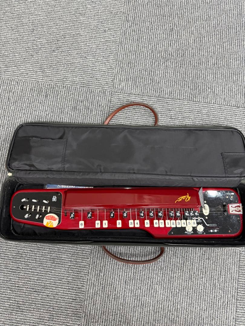 ★希少美品★ SUZUKI 電気大正琴 蘭シリーズ ケース付 通電確認済み