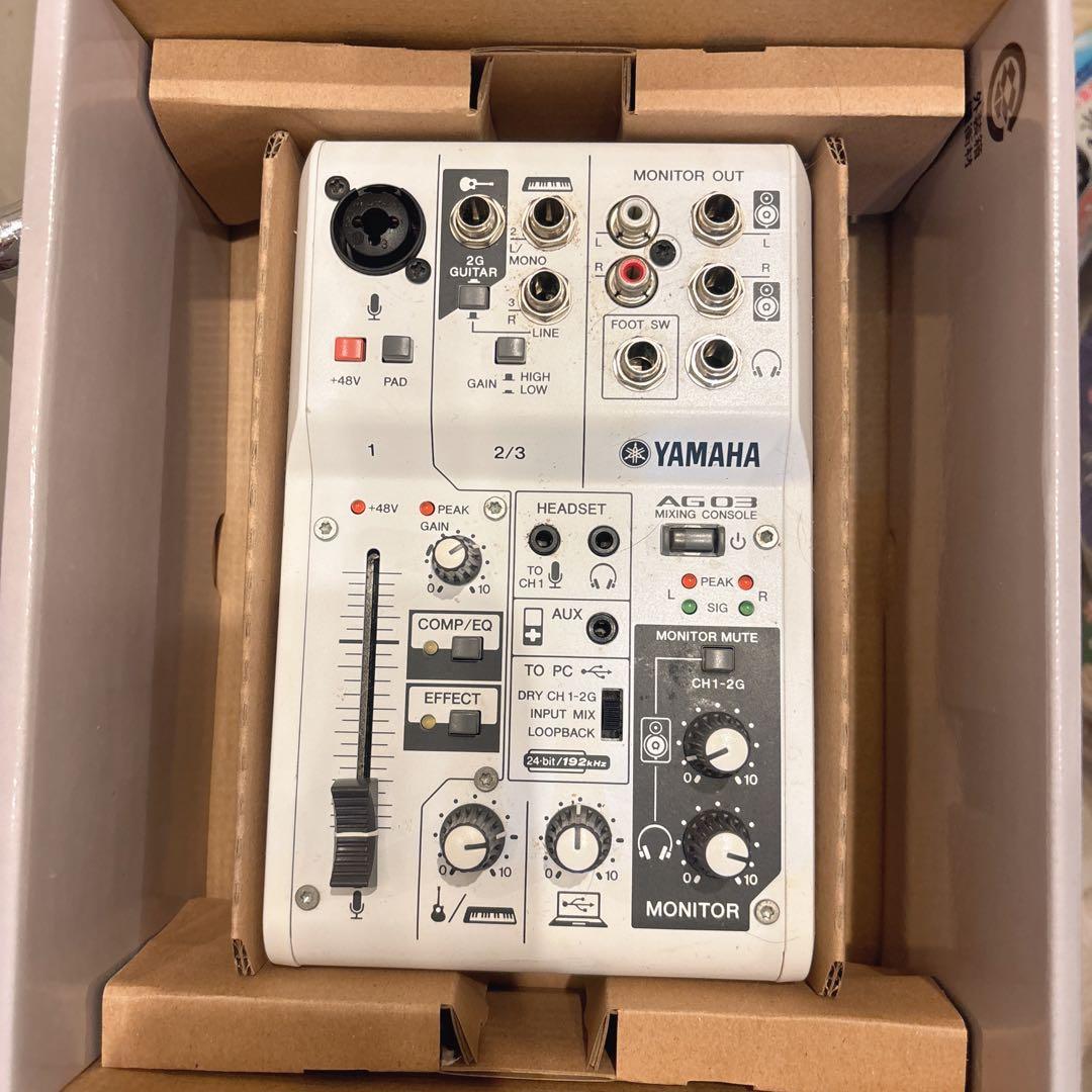 YAMAHA AG03 ミキシングコンソール - メルカリ