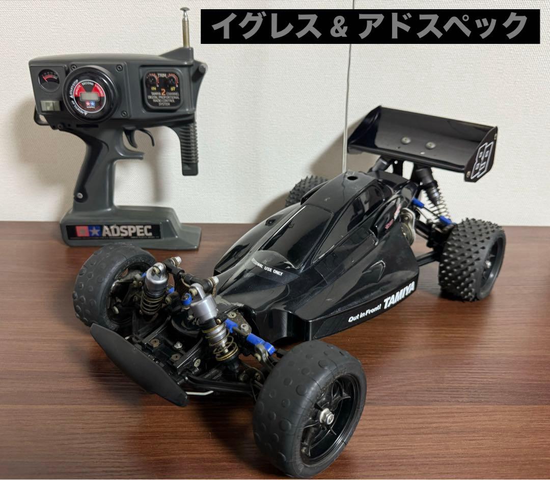 タミヤ 1/10 電動RCカー イグレス（1989年） & アドスペック タミヤ 1/10 電動RCカー イグレス（1989年） & アドスペック - メルカリ