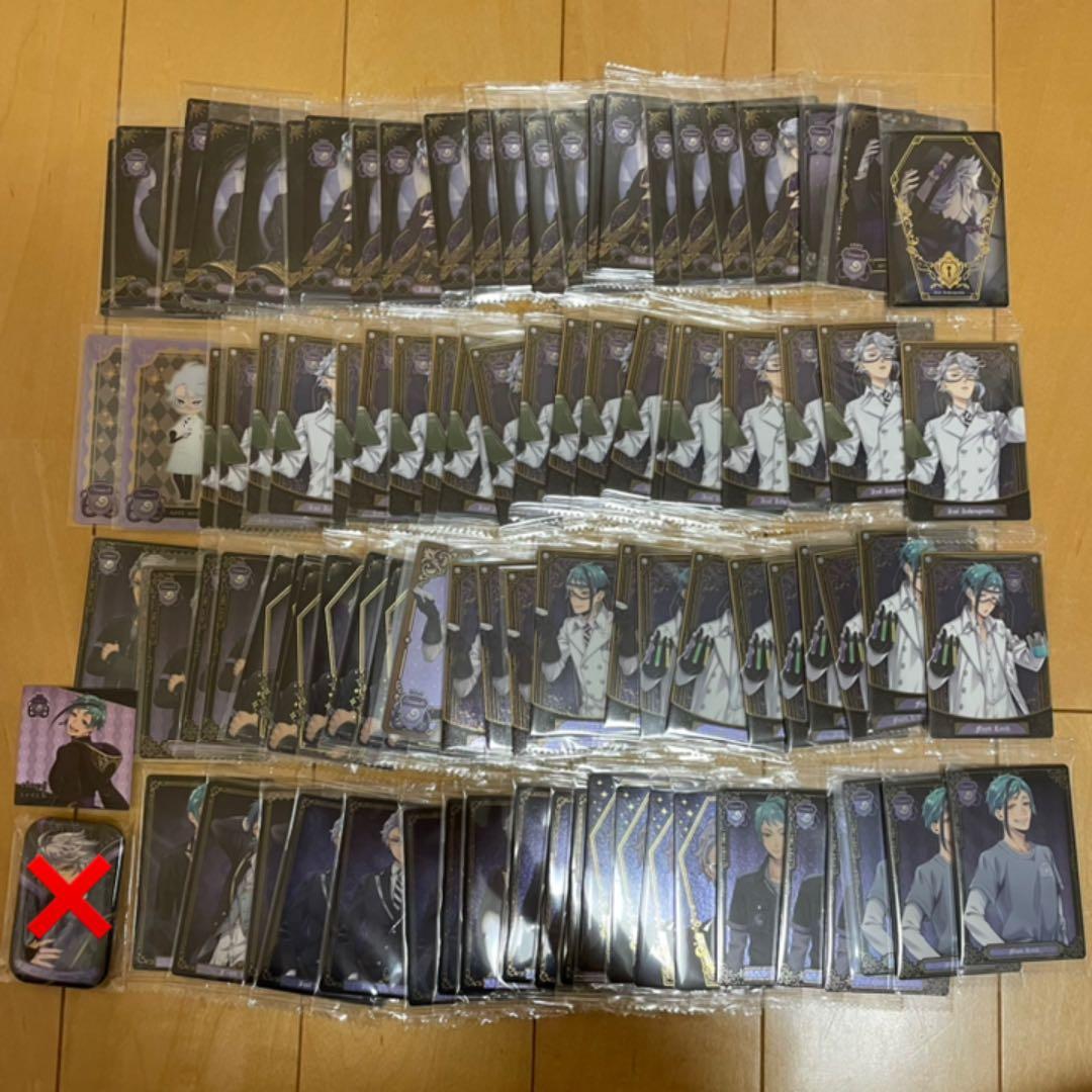 ツイステ アズール フロイド ジェイド ウエハース メタカ カード類