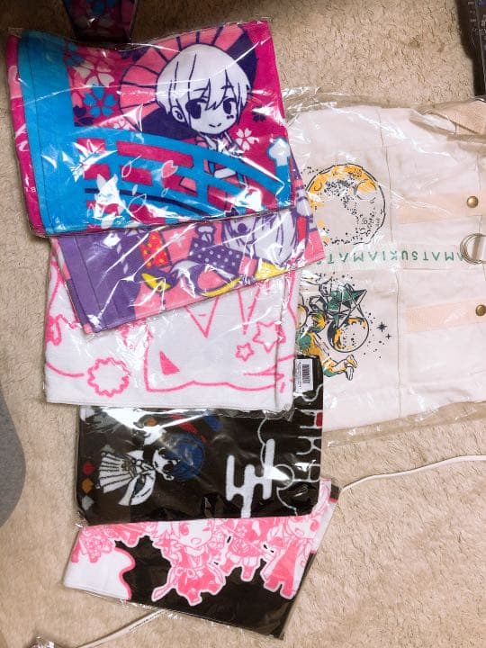 まふまふ グッズ アクリルキーホルダーセット「ワンマンライブ マフラータオル柄」