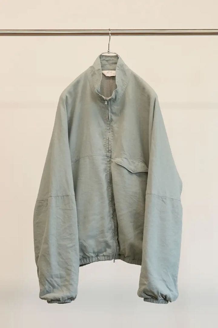 ジャケット・アウター ANCELLM 25SS SILK NEP KIMONO BLOUSON 2 SILK NEP KIMONO BLOUSON(BLACK)