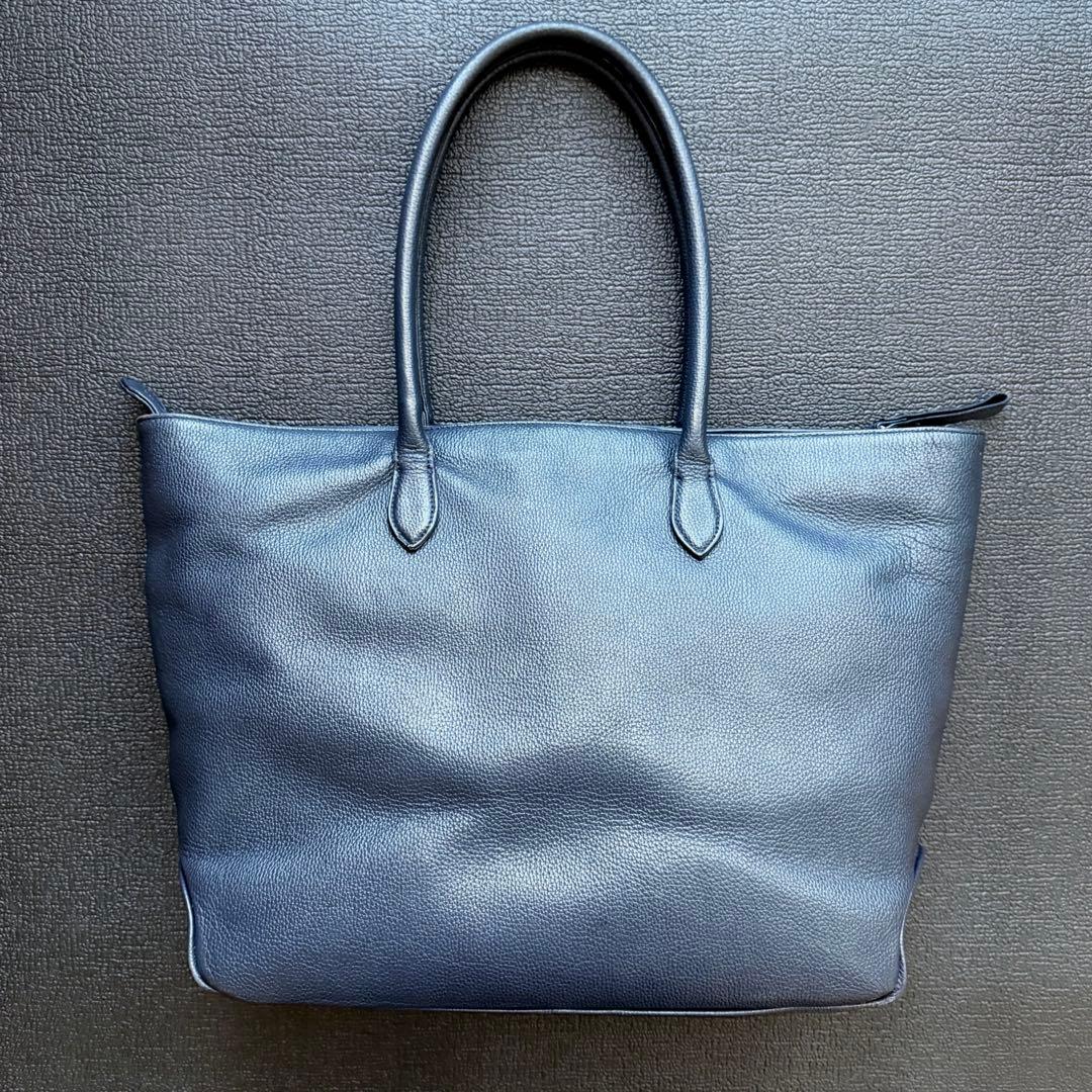 ネイビー★BARNEYS NEWYORK バーニーズニューヨーク トートバッグ