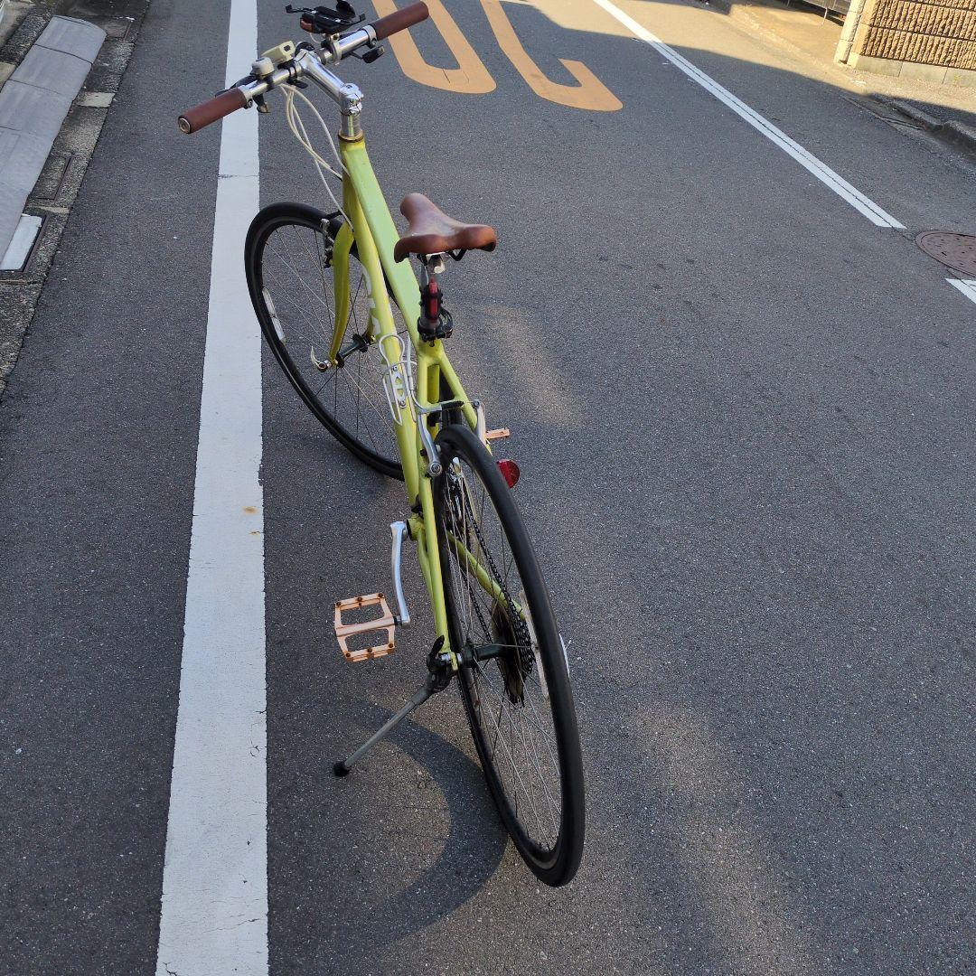 GIANT クロスバイク 3×8 ライムグリーン 杉並区引き取り限定 - メルカリ