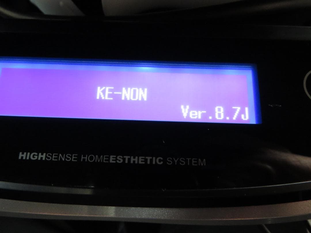 ケノン ke-non 脱毛器 最新Ver 8.7J　2025年製