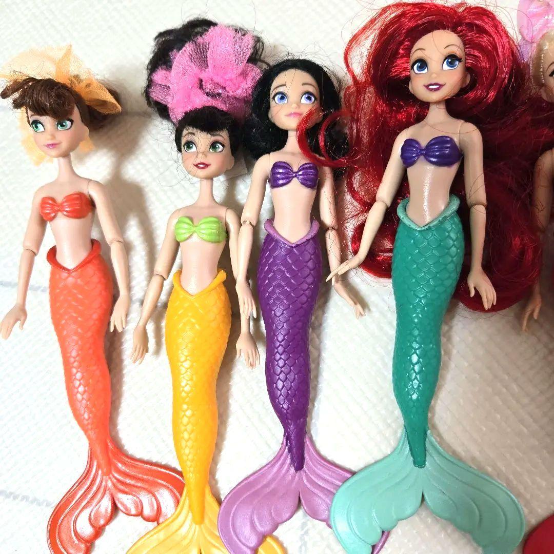 ディズニー リトルマーメイド30周年記念 アリエル&シスターズ 人魚