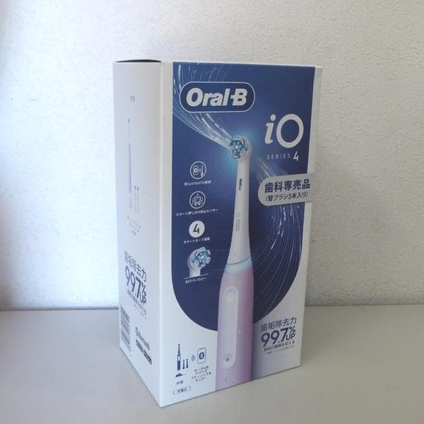 未開封 ブラウン OralB iO4 電動歯ブラシ ラベンダー BRAUN