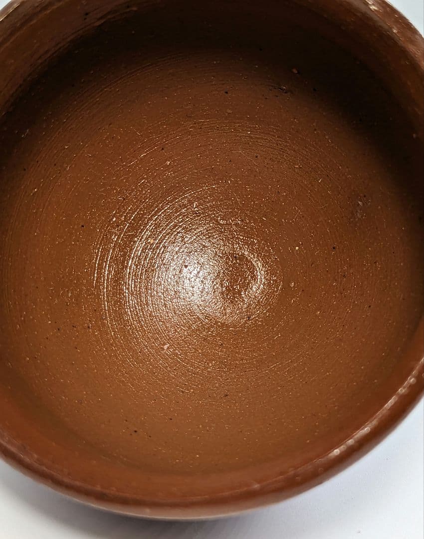 岡山県重要無形文化財 吉本正 備前焼 酒杯 共箱 緋襷 酒器 酒呑 ぐい呑