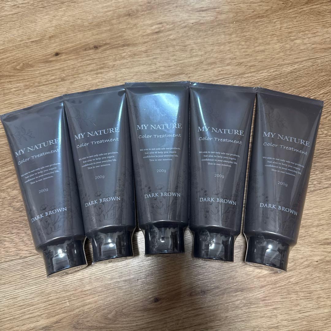 MY NATURE カラー トリートメント ダークブラウン 5本セット