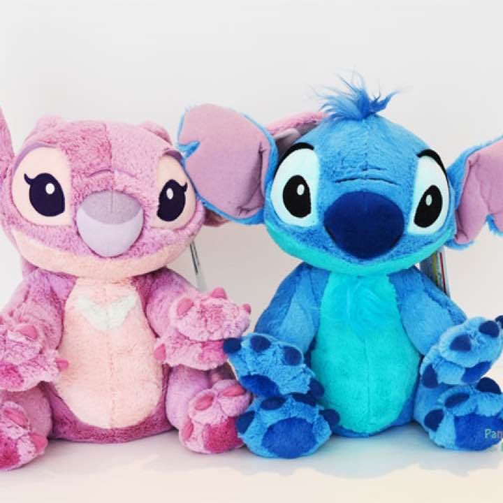 TDLディズニーリゾート限定 スティッチ＆エンジェル ぬいぐるみセット