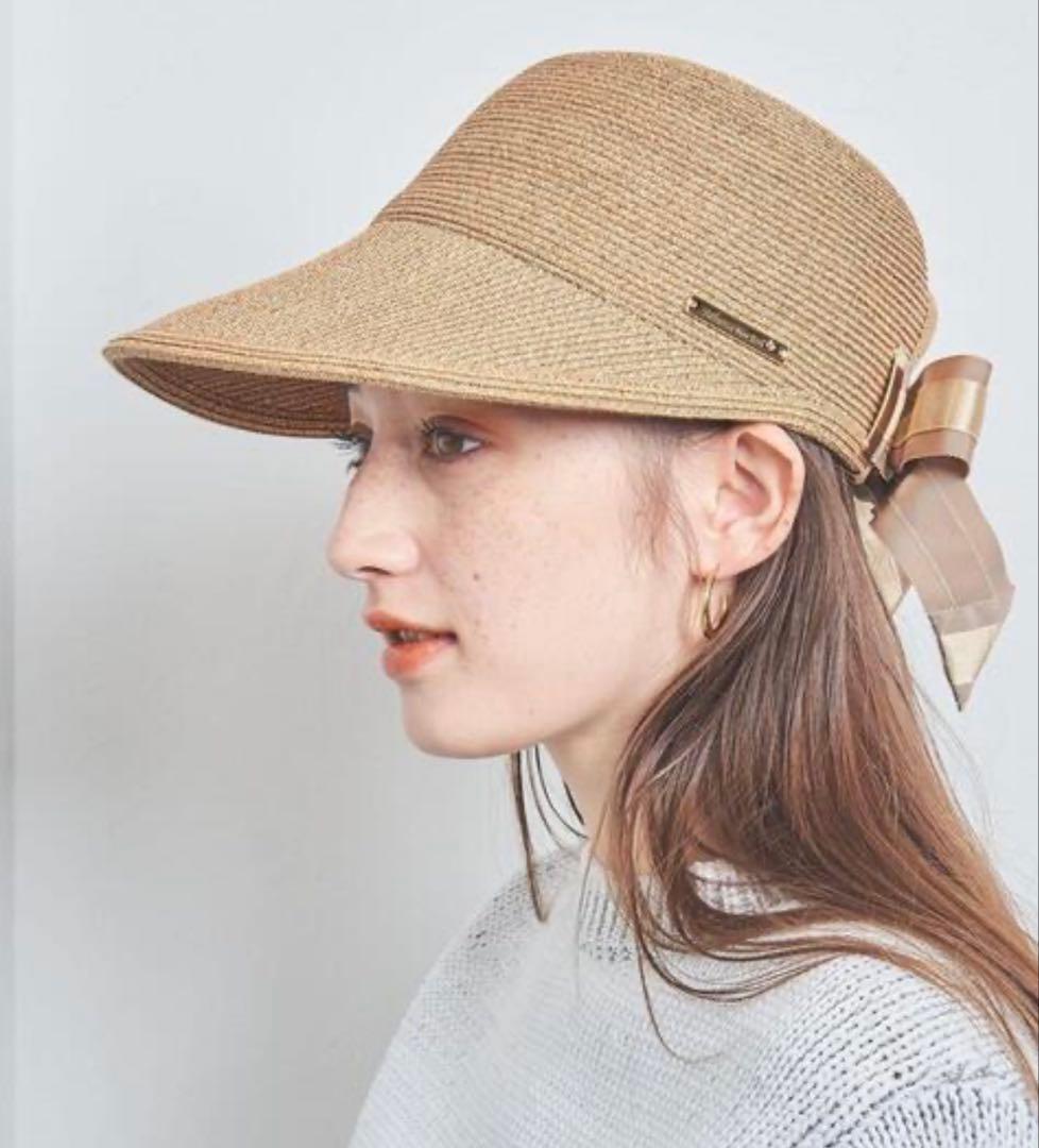 未使用品　アシーナニューヨーク　Janet キャップブラウン