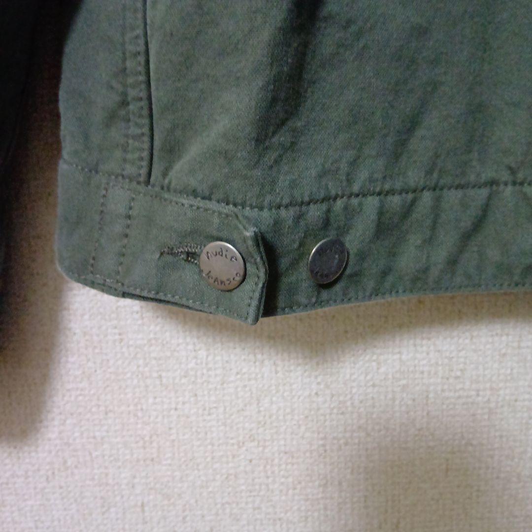 Nudie Jeans Co. ダークグリーンジャケット XS - メルカリ