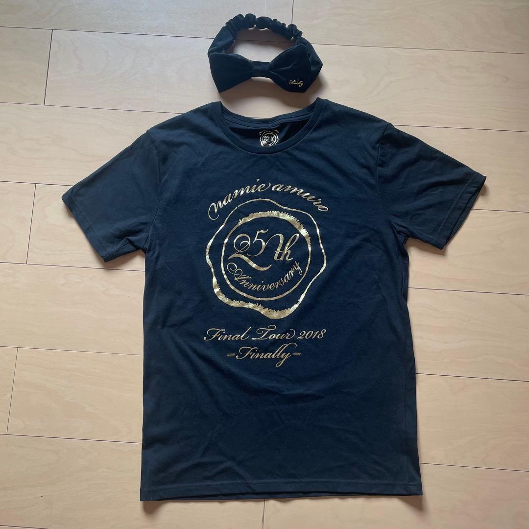 安室奈美恵Finally ライブグッズ FC限定 Tシャツ ヘアバンド - メルカリ