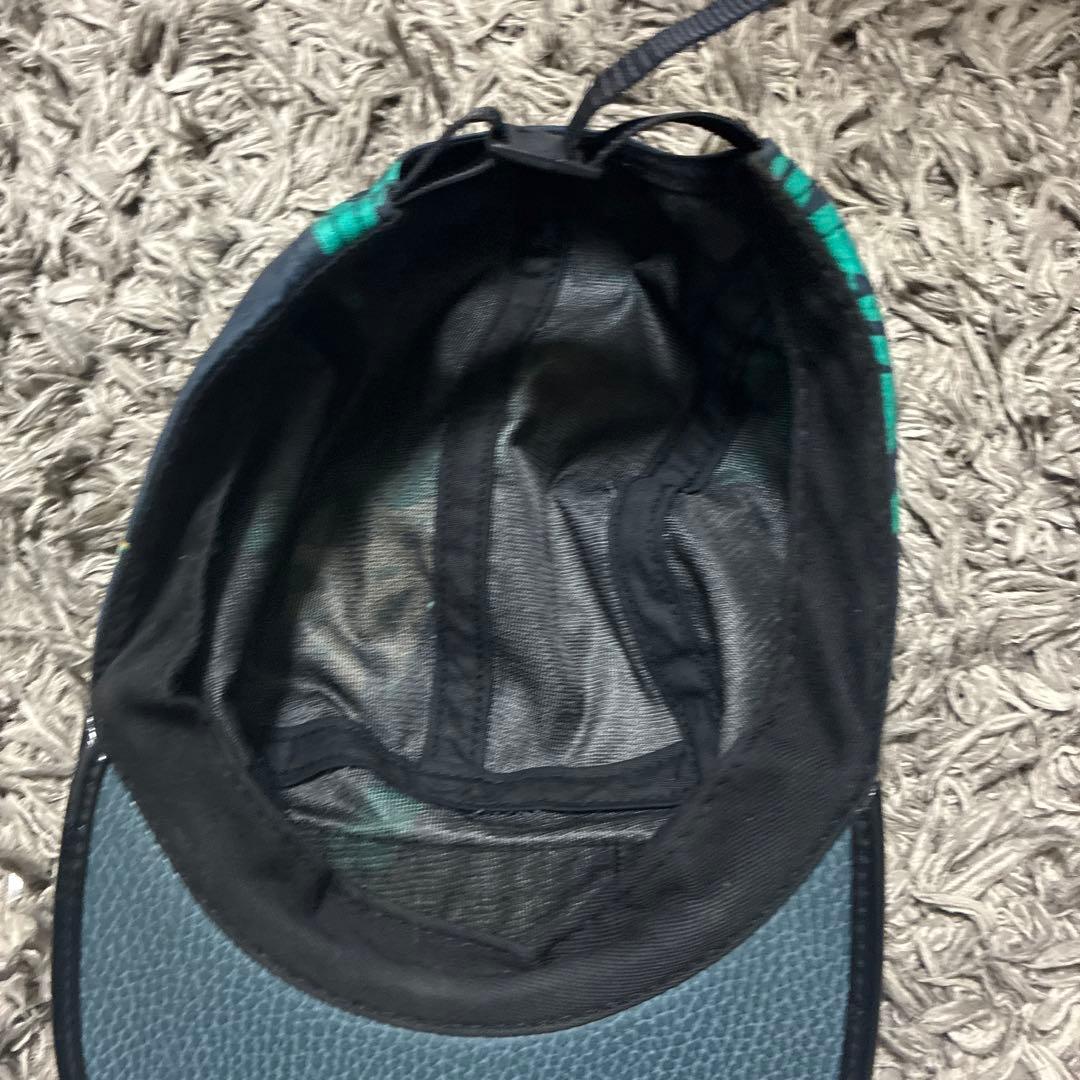 Supreme 花柄キャップ ネイビー - メルカリ