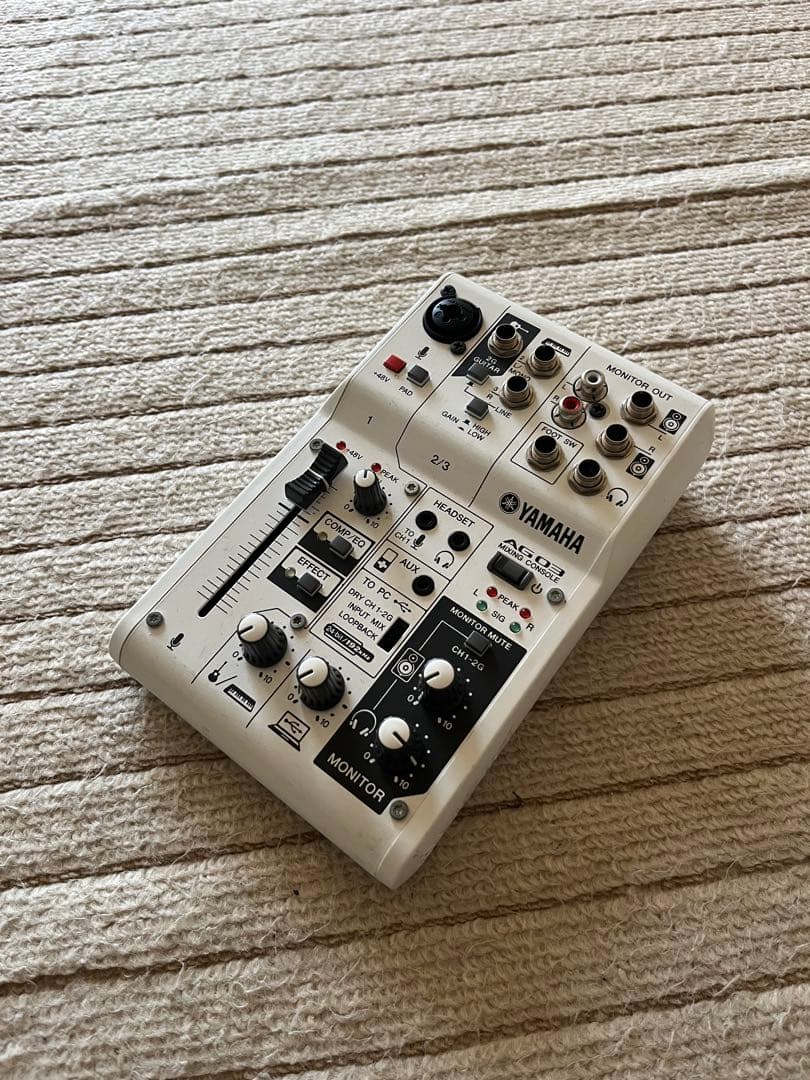 Yamaha AG03+ Shure SM58 + AT2020 セット