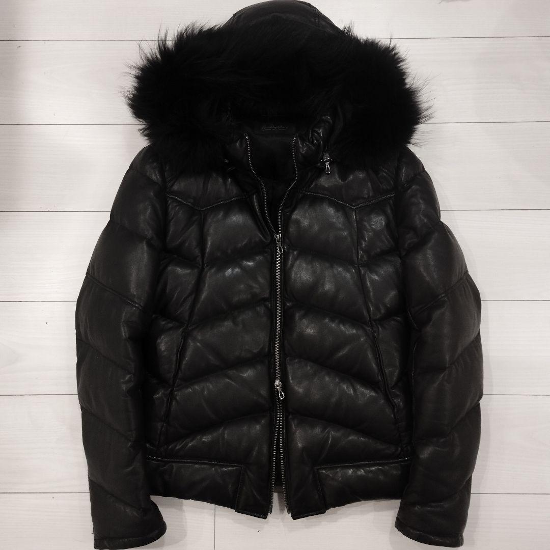 TORNADOMART トルネードマート リアルファー付レザーダウンジャケット