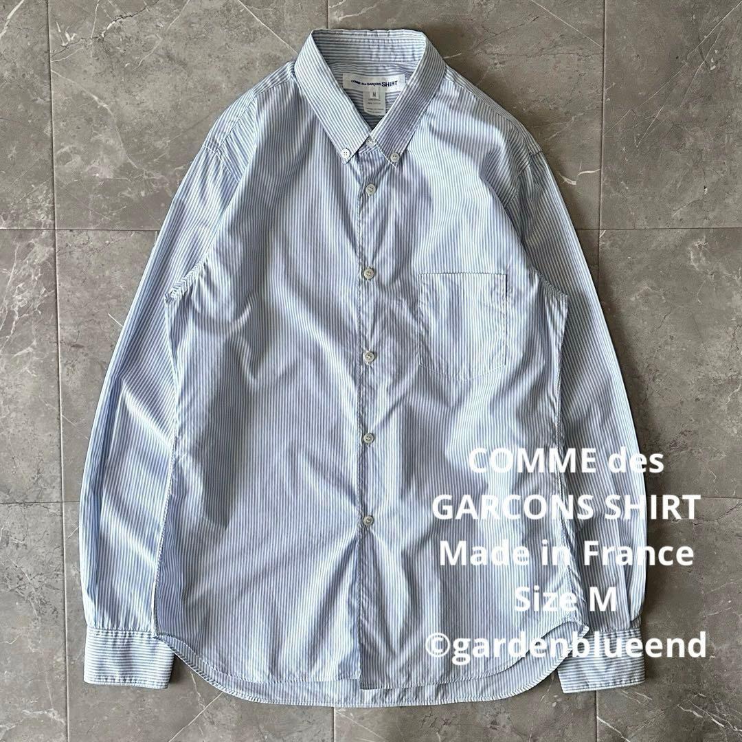 COMME des GARCONS SHIRT ストライプ シャツ ボタンダウン