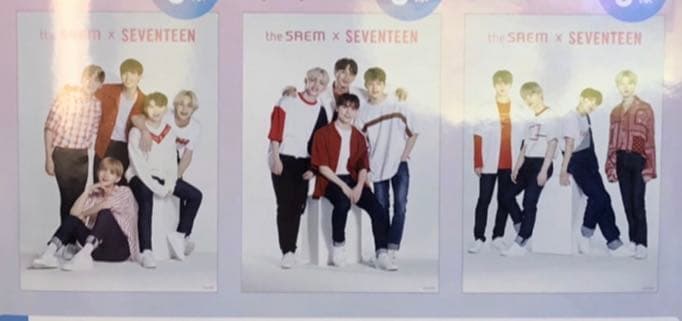 SEVENTEEN THESAEM ポスター SEVENTEEN × the SAEM 今度は日焼け止め | GOO！KOREA