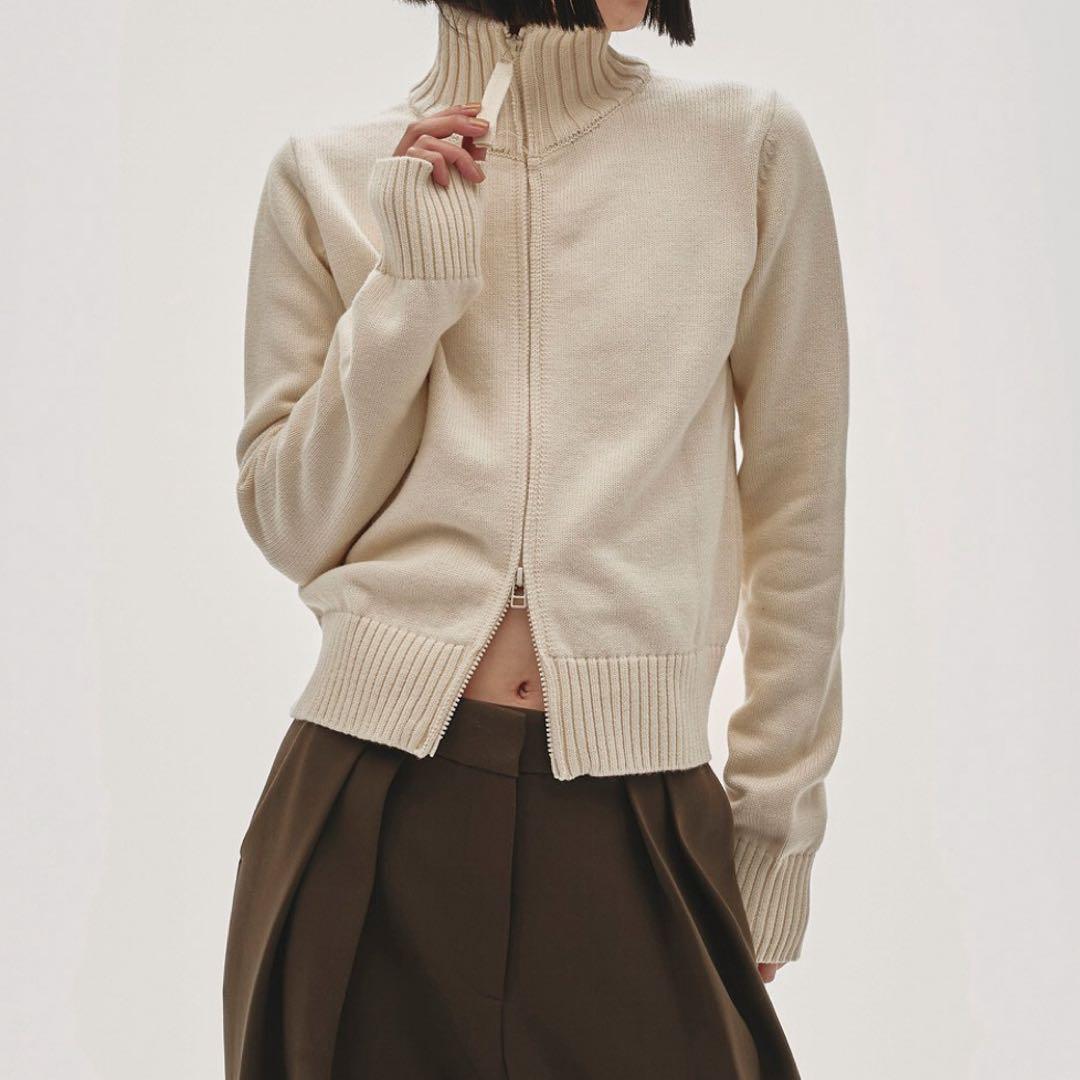 【TODAYFUL】Compact Zip Knit/コンパクトジップニット