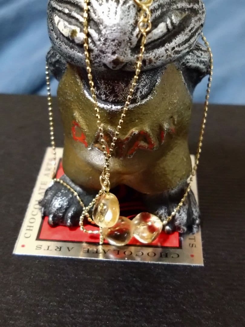 わちふぃーるど 鬼レア ダヤン マハラジャ風10kゴールド仕上げ！一点のみ