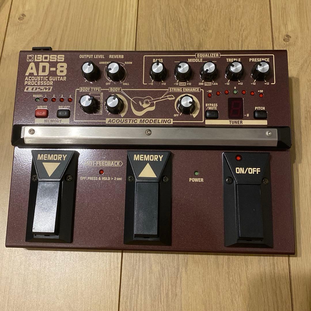 値引き最後　BOSS AD-8 アコースティックギターエフェクター