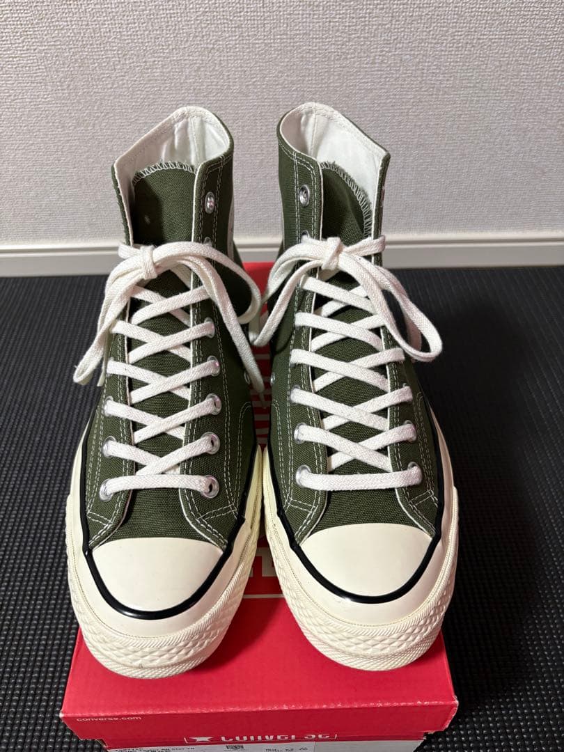 チャックテイラー　オリーブ CT70 ChuckTaylor 美品 CONVERSE CHUCK TAYLOR コンバース チャックテイラー CT70